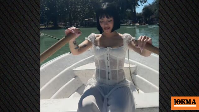 Η Marseux έκανε βαρκάδα στη Ρώμη, δείτε βίντεο