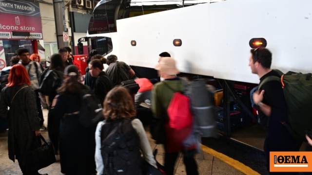 Με πληρότητες που αγγίζουν το 100% οι αναχωρήσεις από τα ΚΤΕΛ Κηφισού και Λιοσίων