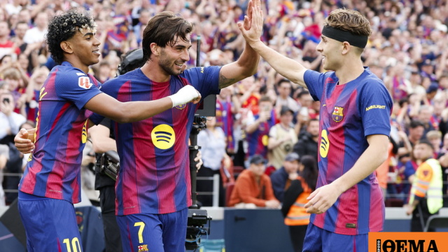 Η Μπαρτσελόνα πήρε το ντέρμπι της Βαρκελώνης και αγκάλιασε τον τίτλο στην Ισπανία, 4-1 την Εσπανιόλ, δείτε τα γκολ