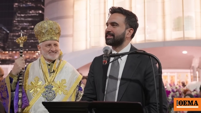 «Καλή Ανάσταση»: Ο Μαμντάνι ευχήθηκε στα ελληνικά για το ορθόδοξο Πάσχα δίπλα στον Αρχιεπίσκοπο Ελπιδοφόρο, δείτε βίντεο