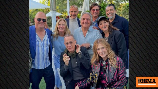 Η Νία Βαρντάλος γιόρτασε το ελληνικό Πάσχα στην Αμερική με τον σύντροφό της: Μαζί τους και ο Τομ Χανκς με τη Ρίτα Γουίλσον