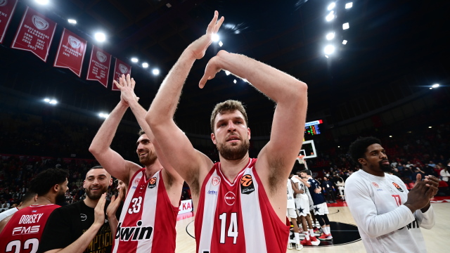 Ολυμπιακός: Θα περιμένει έως τις 24 Απριλίου για να μάθει τον αντίπαλό του στα playoffs της Euroleague