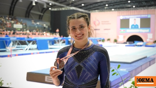Δείτε βίντεο: Η εντυπωσιακή προσπάθεια της Αλεξάνδρας Εφραίμογλου που της χάρισε το ασημένιο μετάλλιο στο Ευρωπαϊκό Πρωτάθλημα Τραμπολίνο