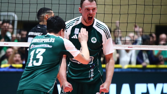 Volleyleague ανδρών: Πρώτο βήμα τίτλου για τον Παναθηναϊκό, 3-1 τον ΠΑΟΚ, βίντεο