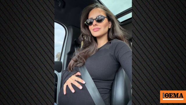 Η Αλεξάνδρα Νίκα φωτογραφίζεται στον έβδομο μήνα της εγκυμοσύνης της