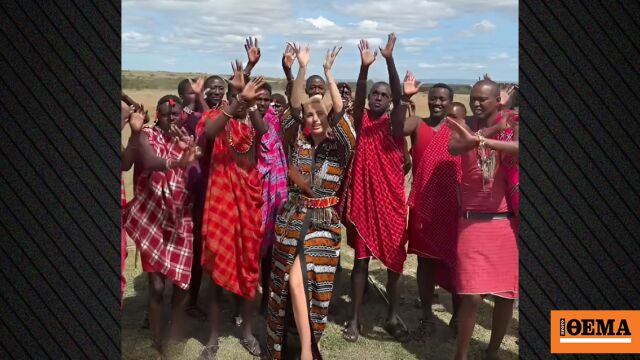 Η Αλεξάνδρα Παναγιώταρου χόρεψε Έλλη Κοκκίνου με τους Μασάι στην Αφρική, δείτε βίντεο