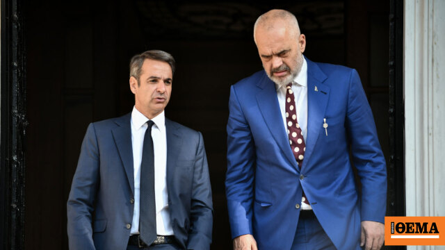 Με τον Αλβανό πρωθυπουργό Έντι Ράμα θα συναντηθεί αύριο ο Κυριάκος Μητσοτάκης