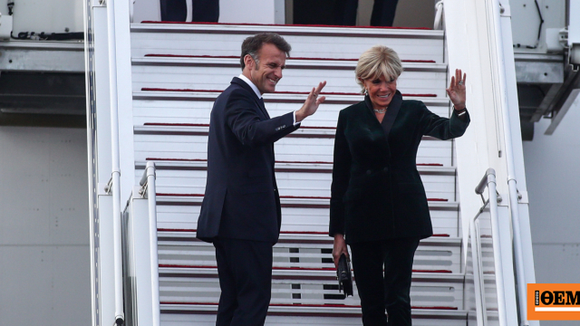 Η επίσκεψη Μακρόν στην Αθήνα μέσα από φωτογραφίες: Από την Ρωμαϊκή Αγορά στην φρεγάτα «Κίμων»