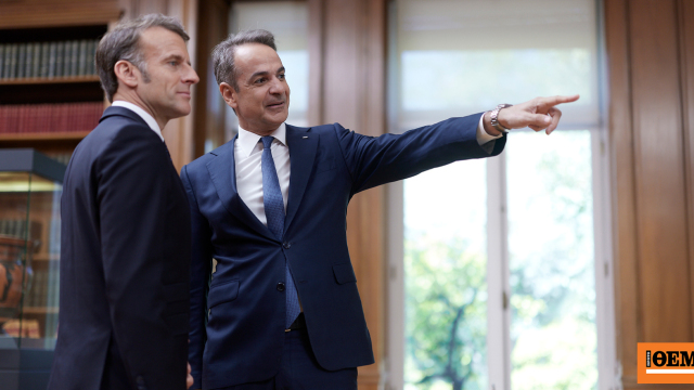 Αγγιξες τις καρδιές των Ελλήνων είπε ο Μητσοτάκης στον Μακρόν, μπορείτε να βασιστείτε πάνω μας απάντησε ο Γάλλος πρόεδρος, ο διάλογος στο Μαξίμου