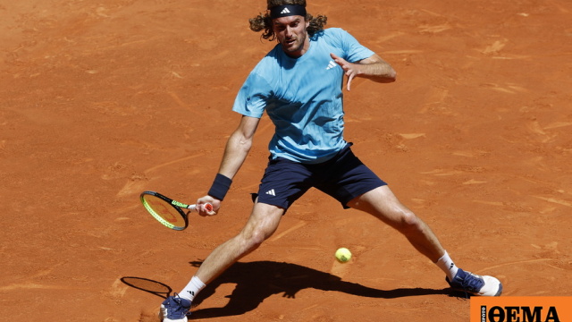 Ο Τσιτσιπάς νίκησε 2-0 τον Αγκιλάρ και προκρίθηκε στον 3ο γύρο του τουρνουά Open της Μαδρίτης