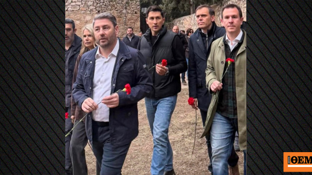 Ο Γεωργιάδης ανέβασε τη φωτό Ανδρουλάκη με κόκκινο γαρύφαλλο στην Καισαριανή και τρολάρει: Το κόμμα Τσίπρα έχει άμεσες επιπτώσεις
