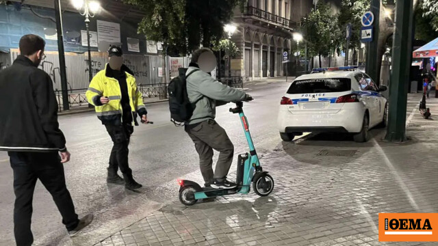 Στο στόχαστρο της Τροχαίας τα ηλεκτρικά πατίνια, ένας στους τρεις οδηγούς με παράβαση στην Αττική