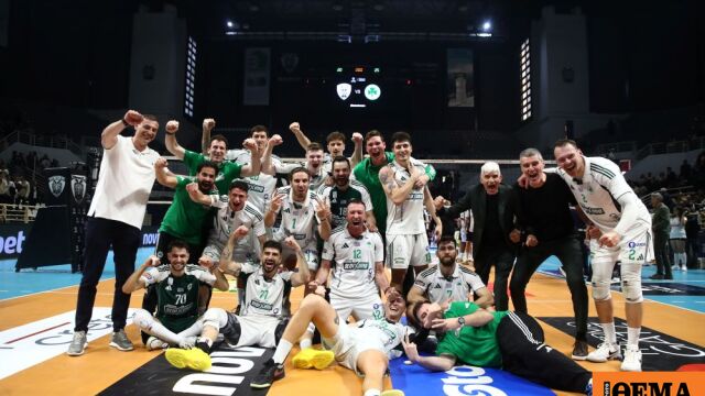 Volley League ανδρών: Ο Παναθηναϊκός κατέκτησε τον τίτλο και πανηγύρισε το πρώτο νταμπλ μετά από 41 χρόνια, δείτε βίντεο