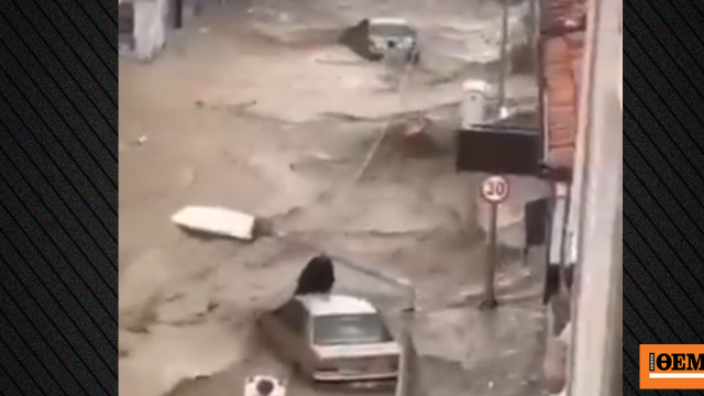 Τουλάχιστον 12 τραυματίες από πλημμύρες στη Τουρκία
