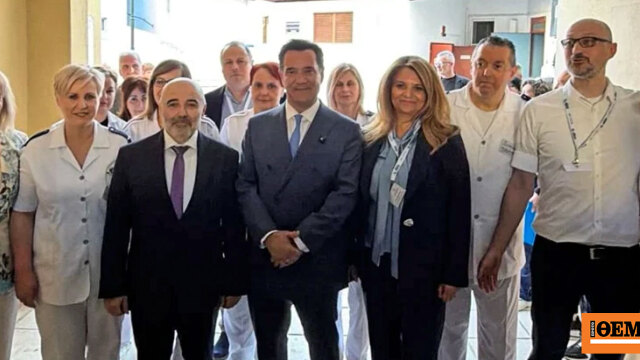 Επίσκεψη Γεωργιάδη στο «Γ. Γεννηματάς» στη Θεσσαλονίκη και στο Γενικό Νοσοκομείο Νάουσας για τα εγκαίνια των νέων ΤΕΠ