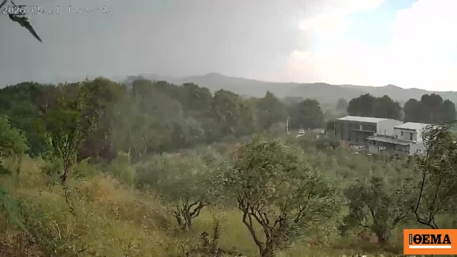 Τρομερό μπουρίνι με χαλάζι ανάμεσα σε Πλάτανο και Ρίζωμα στα Τρίκαλα, δείτε βίντεο