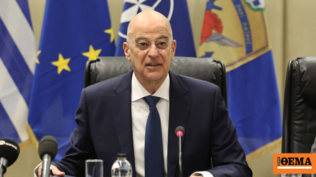 Τουρκική παρενόχληση στο αεροσκάφος που μετέφερε τον Δένδια 