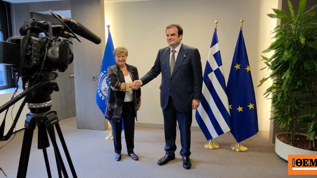 Συνάντηση Πιερρακάκη με τη διευθύντρια του ΔΝΤ: «Ηγετικός ρό