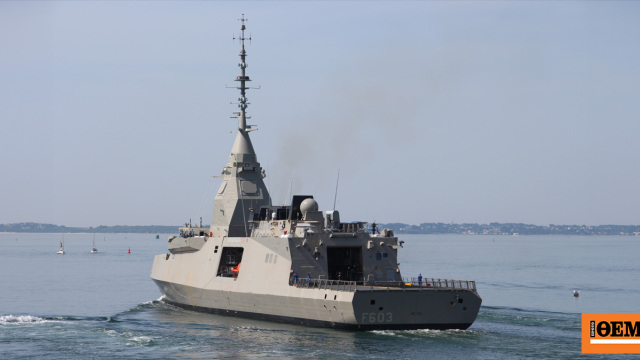 Yunan fırkateyni Formion dört günlük testlerin ardından Naval Group tersanesine döndü