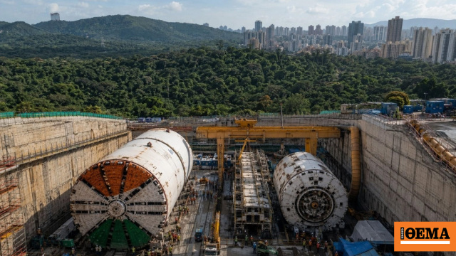 Hindistan'da dev proje: 6 tünel açma makinesiyle milli parkın altına 12 km'lik çift tünel kazılıyor