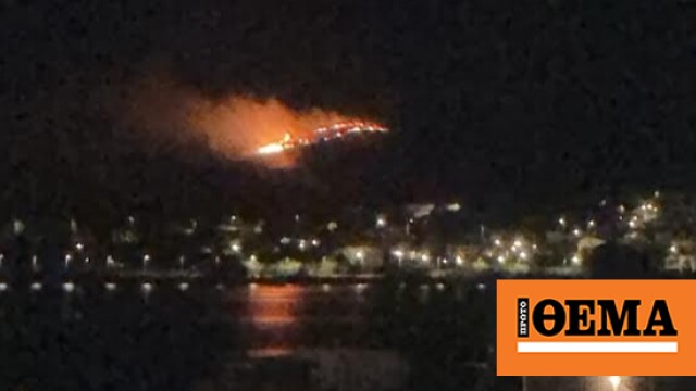 Φωτιά στα Αϊβαλιώτικα του Βόλου, πάνω από το αρχαίο θέατρο Δημητριάδος