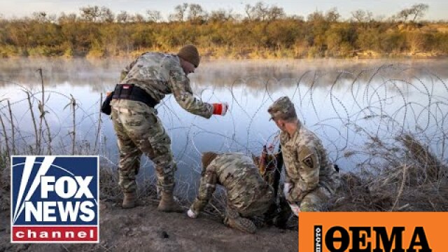 WebTV - Texas installs MORE razor wire with support of GOP governors