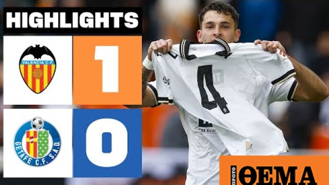 WebTV - VALENCIA CF 1 - 0 GETAFE CF | RESUMEN LALIGA EA SPORTS