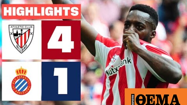 WebTV - ATHLETIC CLUB 4 - 1 RCD ESPANYOL I RESUMEN LALIGA EA SPORTS