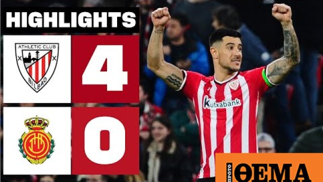 WebTV - ATHLETIC CLUB 4 - 0 RCD MALLORCA | RESUMEN LALIGA EA SPORTS