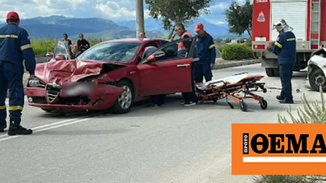 Σοβαρό τροχαίο στο Ναύπλιο, τραυματίστηκε οδηγός αυτοκινήτου