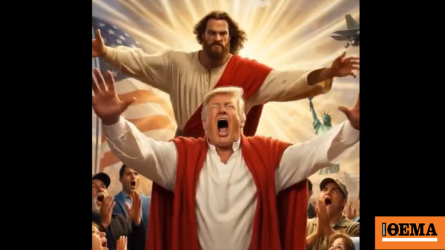 Οι Ιρανοί τρολάρουν τον Τραμπ για τη φωτογραφία του ως Ιησούς: Ο Χριστός τον πετάει στην... κολάση, δείτε βίντεο