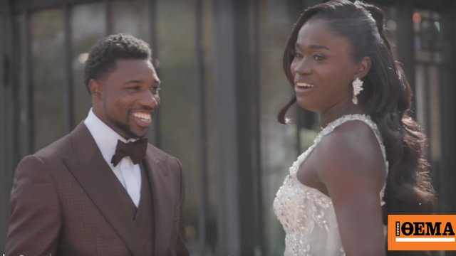 Τα άκουσε ο σπρίντερ Νόα Λάιλς για την αντίδρασή του όταν είδε με νυφικό τη μέλλουσα σύζυγό του: «Δεν άκουσα ούτε ένα κοπλιμέντο» του γράφουν