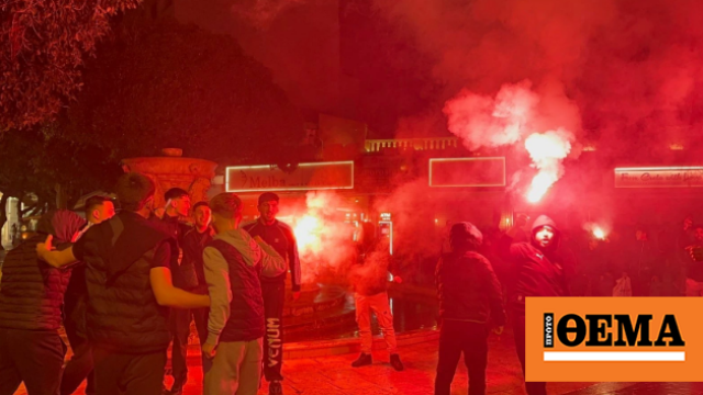 Έκρηξη χαράς στο Ηράκλειο μετά την νίκη του ΟΦΗ, ξεχύθηκαν στους δρόμους οι Κρητικοί, δείτε βίντεο και φωτογραφίες