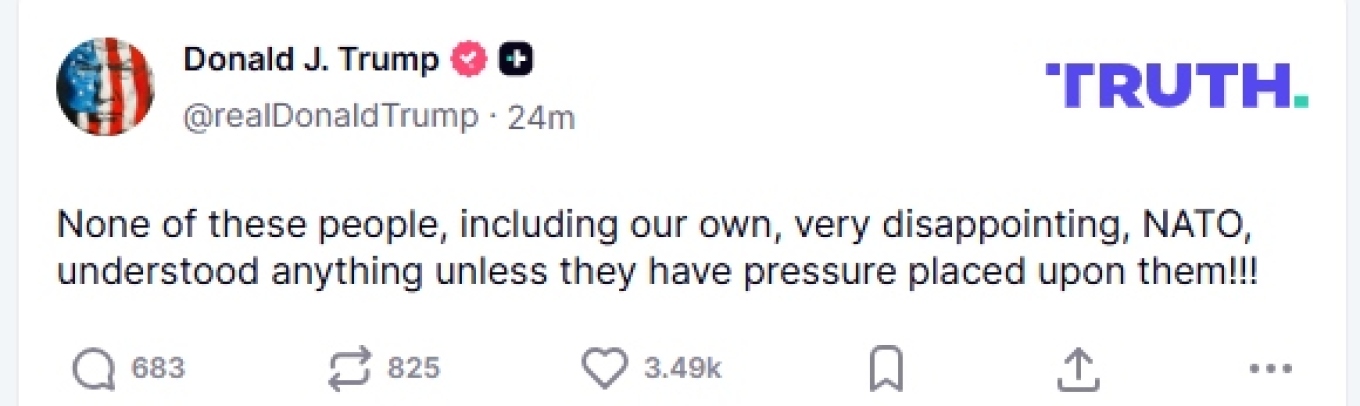 Επίθεση Τραμπ σε ΝΑΤΟ: Δεν καταλαβαίνουν τίποτα χωρίς πίεση-Spiegel: Τι ζητάει ο Αμερικανός πρόεδρος 2 trump ts